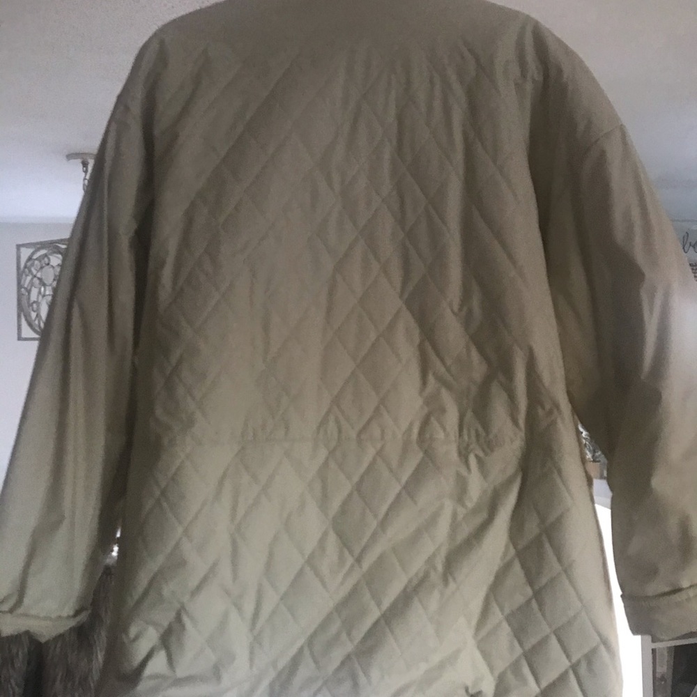 Totes Creme Lined Rainjacket